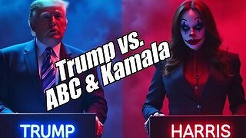 TRUMP VS. ABC-KAMALA- DEBATE LIVE WITH COMMENTS.