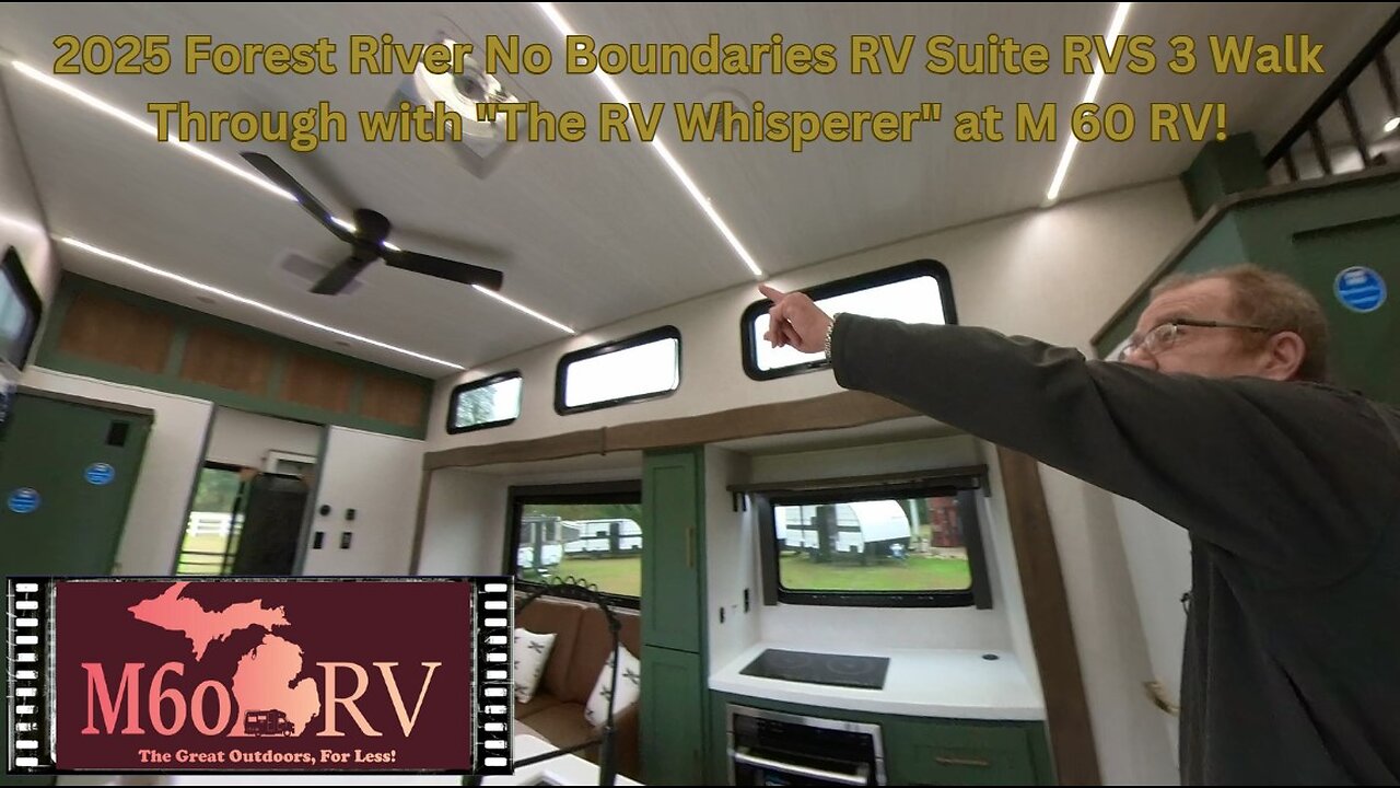 2025 Forest River No Boundaries RV Suite RVS 3 Walk Through with "The RV Whisperer" at M 60 RV!