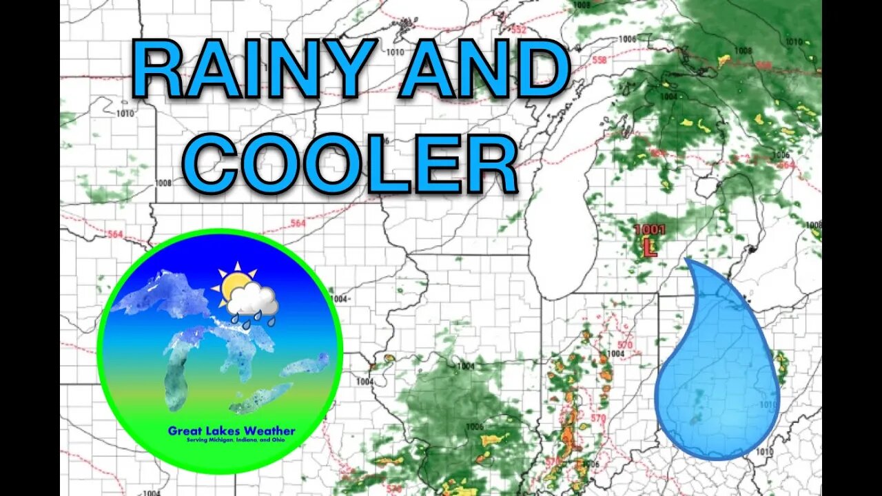 Heavy Rain Potential Tomorrow with Cooler Weather Trend This Week -Great Lakes Weather