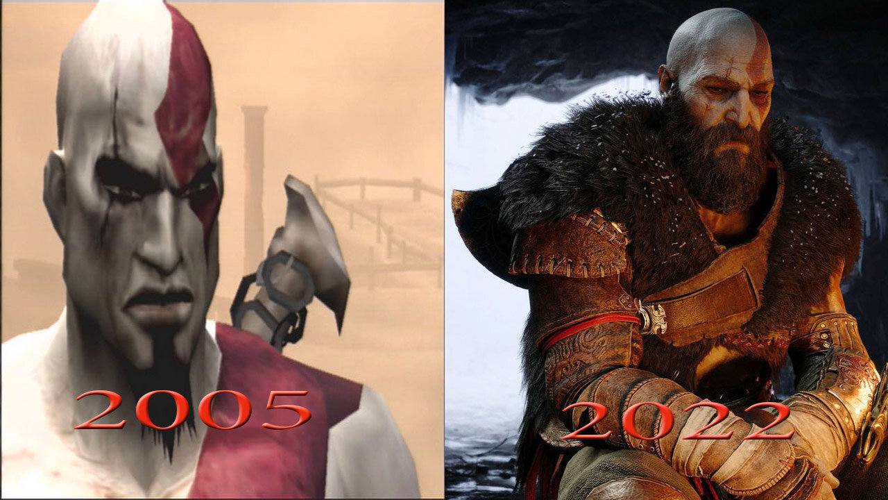 god of war evolution 2005 - 2022