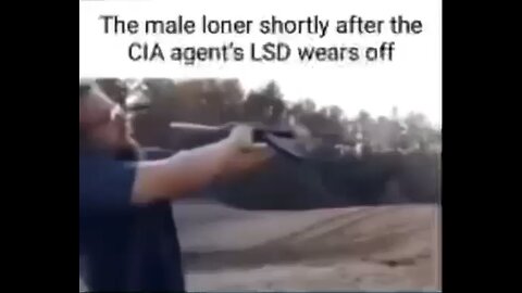 The male loner shortly after the CIA agent’s LSD wears off