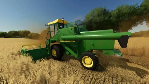 Farming Simulator 22 JD combine