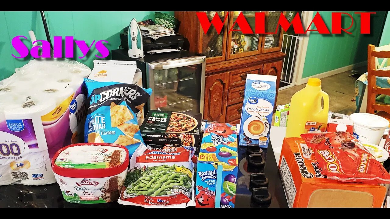 Walmart Haul / Aldi Haul / Sallys Haul *Family of 5*