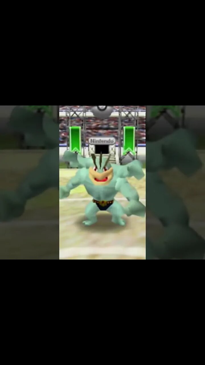 Pokémon Stadium 2 - Machamp Uses Submission!