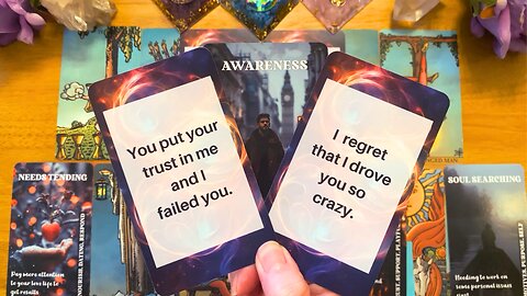 MESSAGE FROM THE PERSON ON YOUR MIND! 💔 I FAILED YOU & I FAILED US 😥 COLLECTIVE LOVE READING 🔮