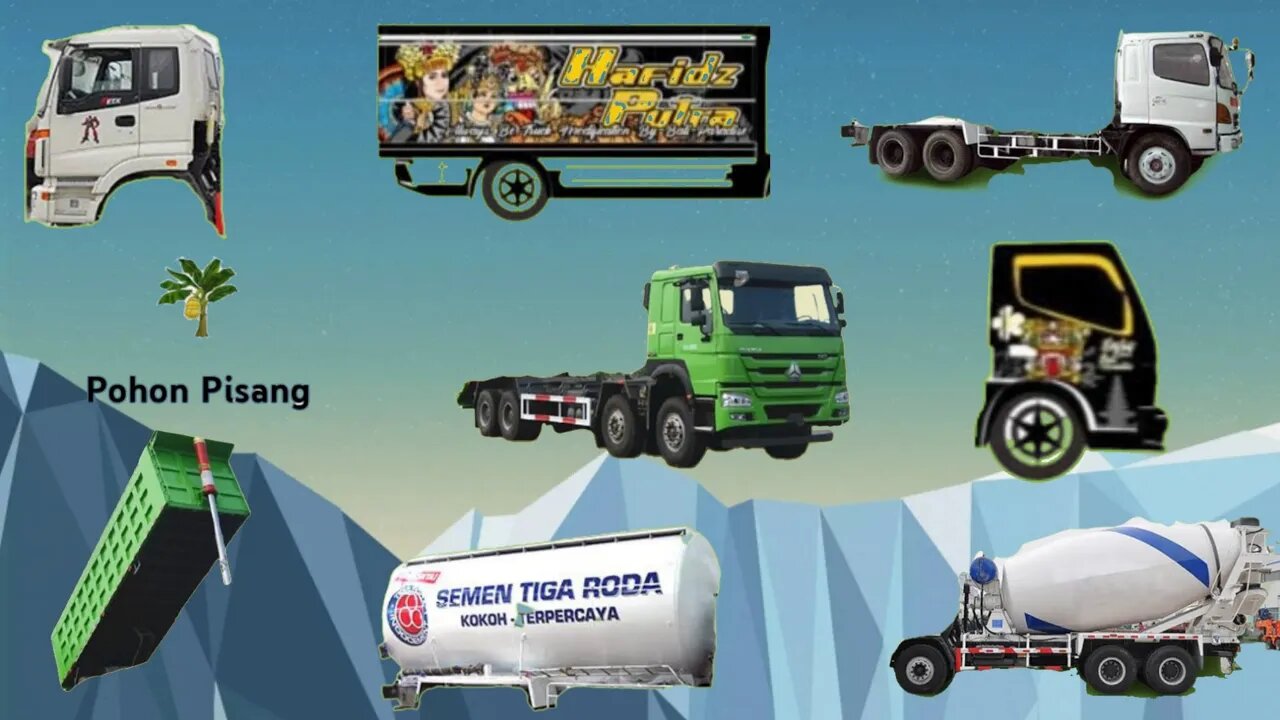 Tebak Gambar Truck Oleng, Truck Tangki, Truck Molen