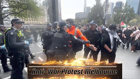 ANTI-WAR PROTEST IN MELBOURNE AUSTRALIA A JOURNALISTIC PERSPECTIVE PLEASE READ BELOW.