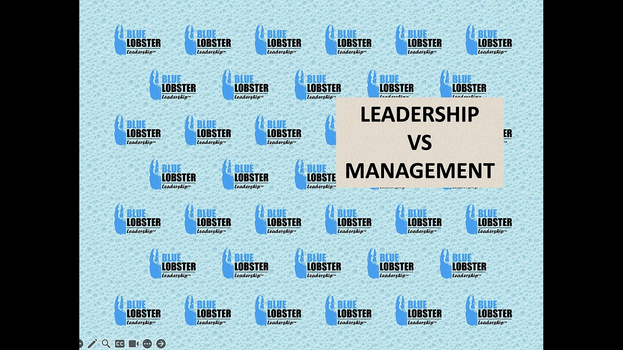 LEADERSHIP VS. MANAGEMENT