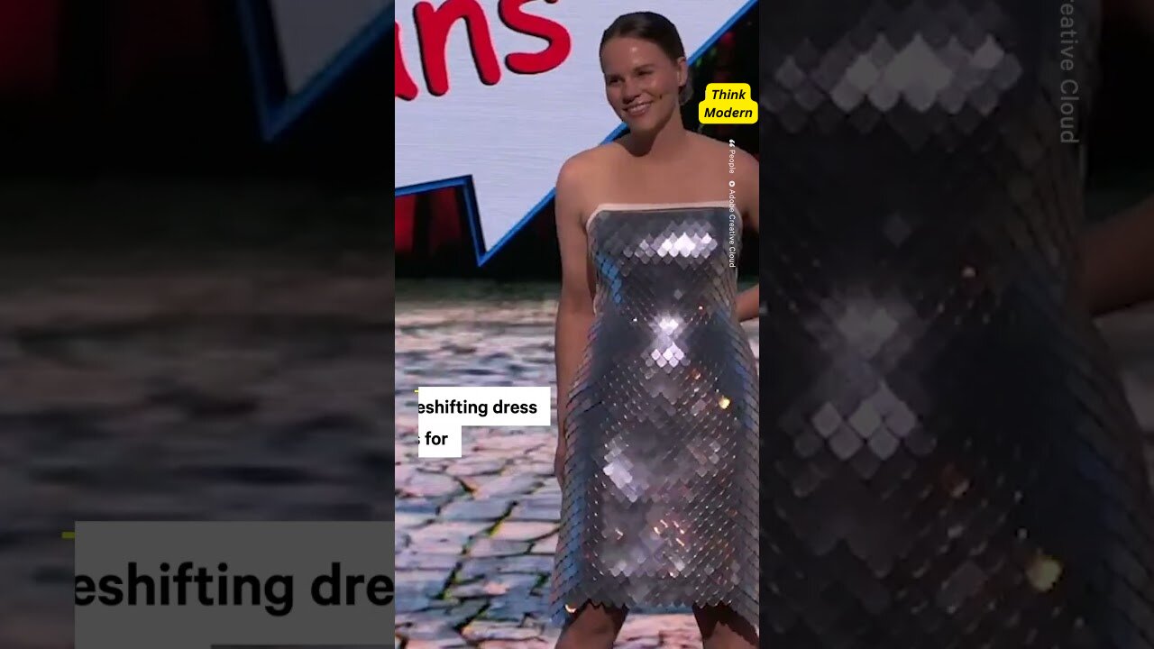 Adobe Debuts Dress with Interactive Digital Display