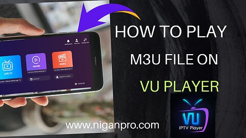 How to play M3U File 📂 on VU PLAYER | Tutorial