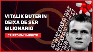 C1: VITALIK BUTERIN FUNDADOR DO ETHEREUM DEIXA DE SER BILIONÁRIO