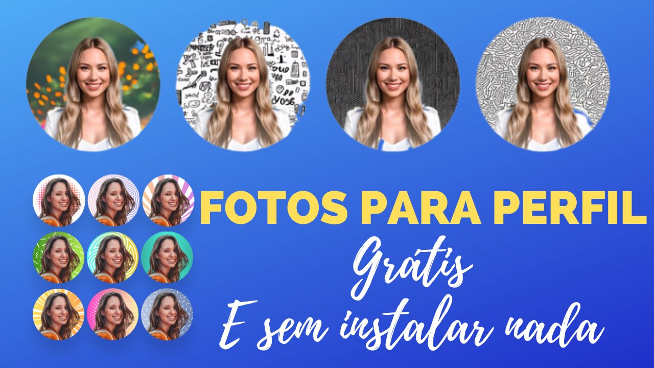 FOTOS PARA PERFIL RÁPIDO E FÁCIL