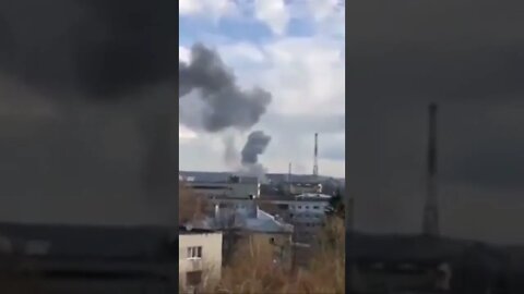 Great Explosion in Lviv! western Ukraine!