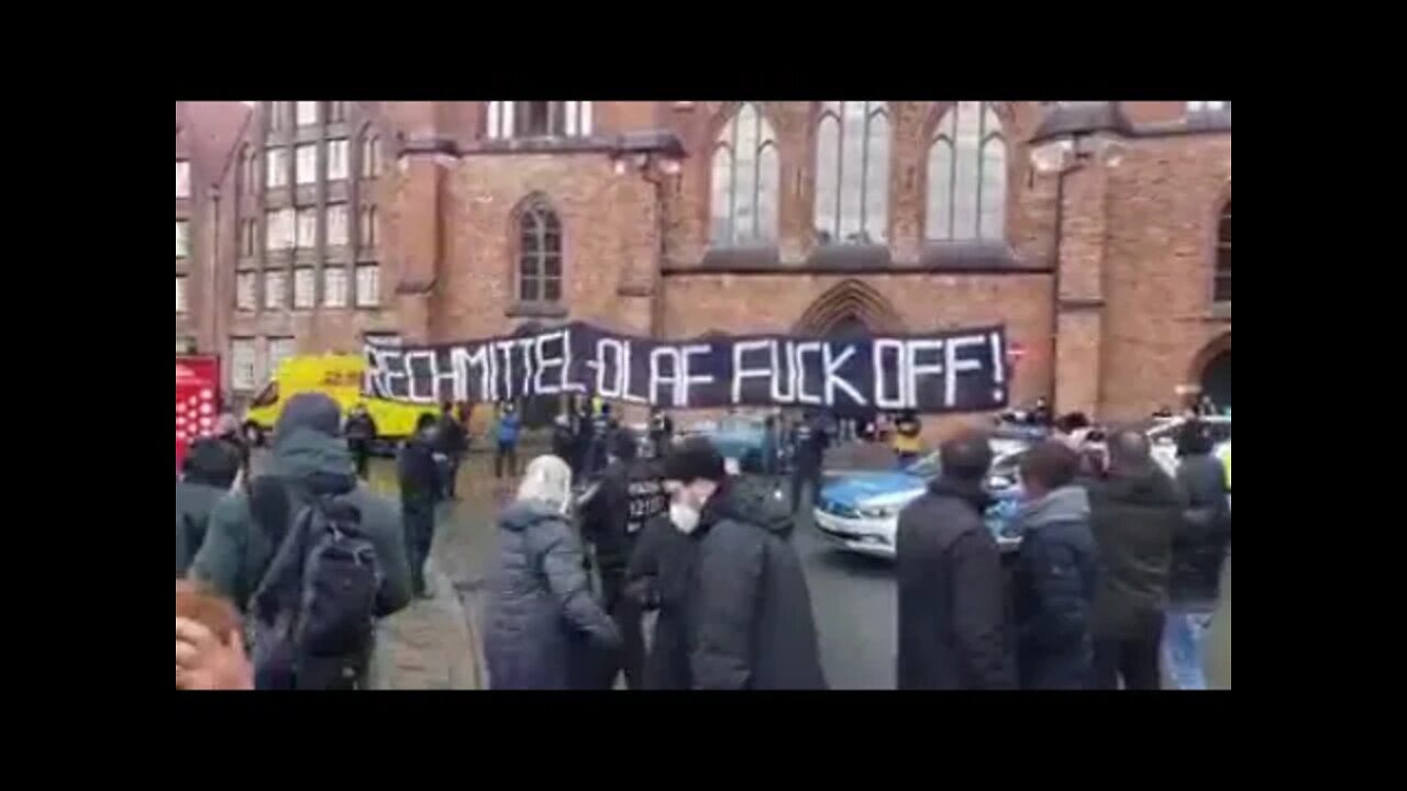 Der beliebte Kanzler Scholz besuchte Lübeck am 09.04.22