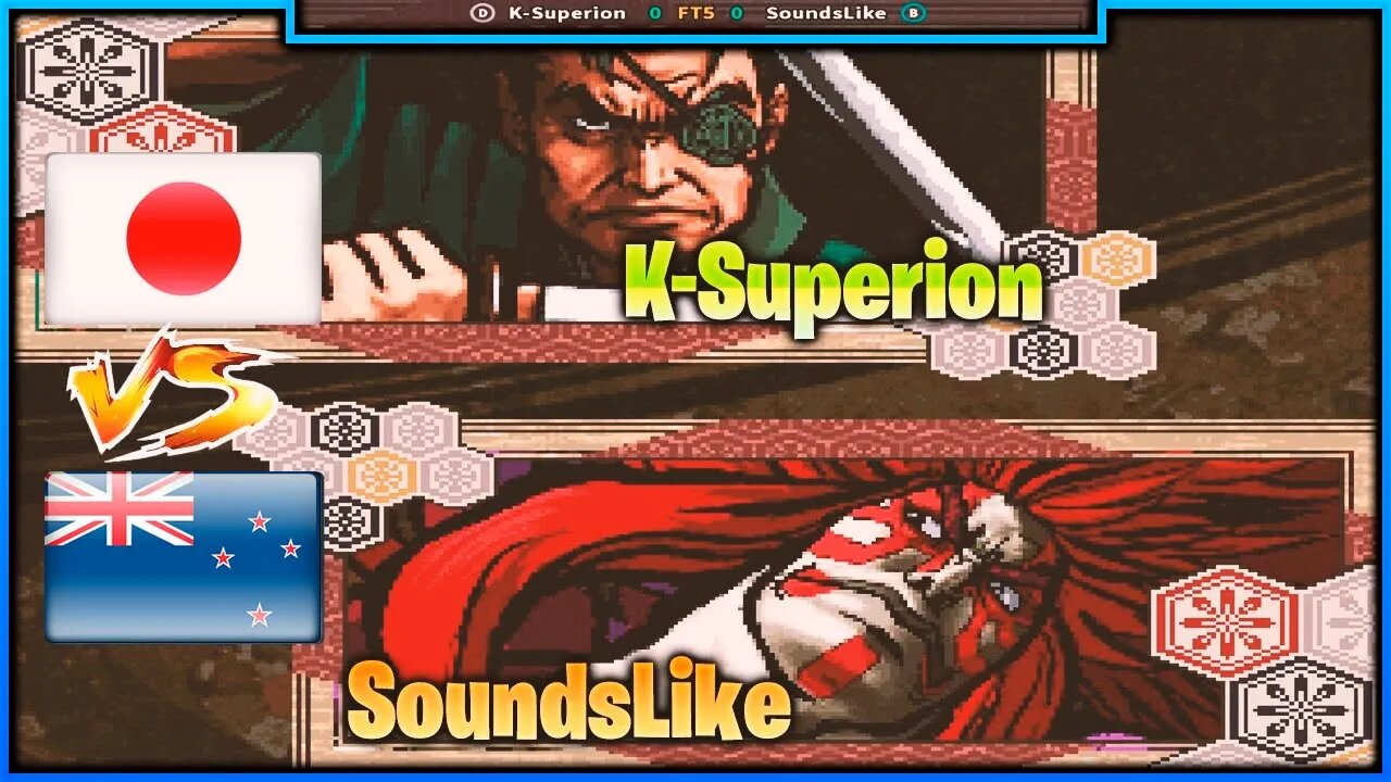 Samurai Shodown V Special (K-Superion Vs. SoundsLike) [Japan Vs. New Zealand]