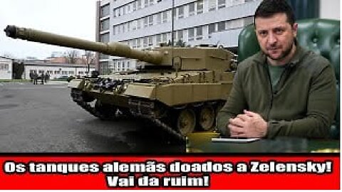Os tanques alemãs doados a Zelensky! Vai da ruim!