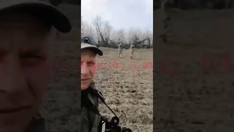 Ukrainian Soldiers Captured By Russian Forces On Their Way To A Base, Supposedly South Of Izyum