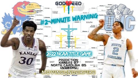 2-MINUTE WARNING: 2022 NCAA Men’s National Championship Game (UNC vs. KU)