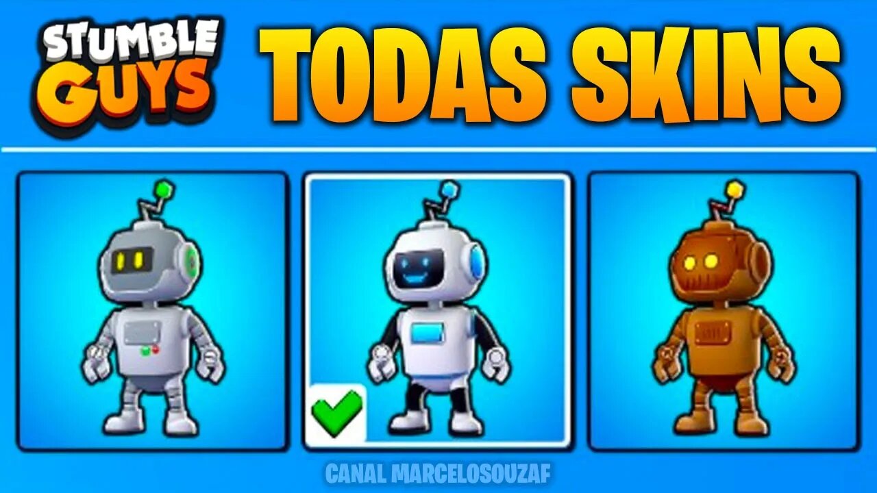 Todas Skins do Robô do Stumble Guys