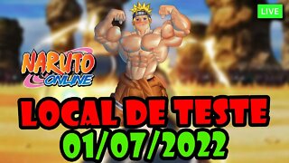 Shirai, Shin e GTT me amassaram no Local de Teste 01/07/2022 #localdeteste #narutoonline #gameplay