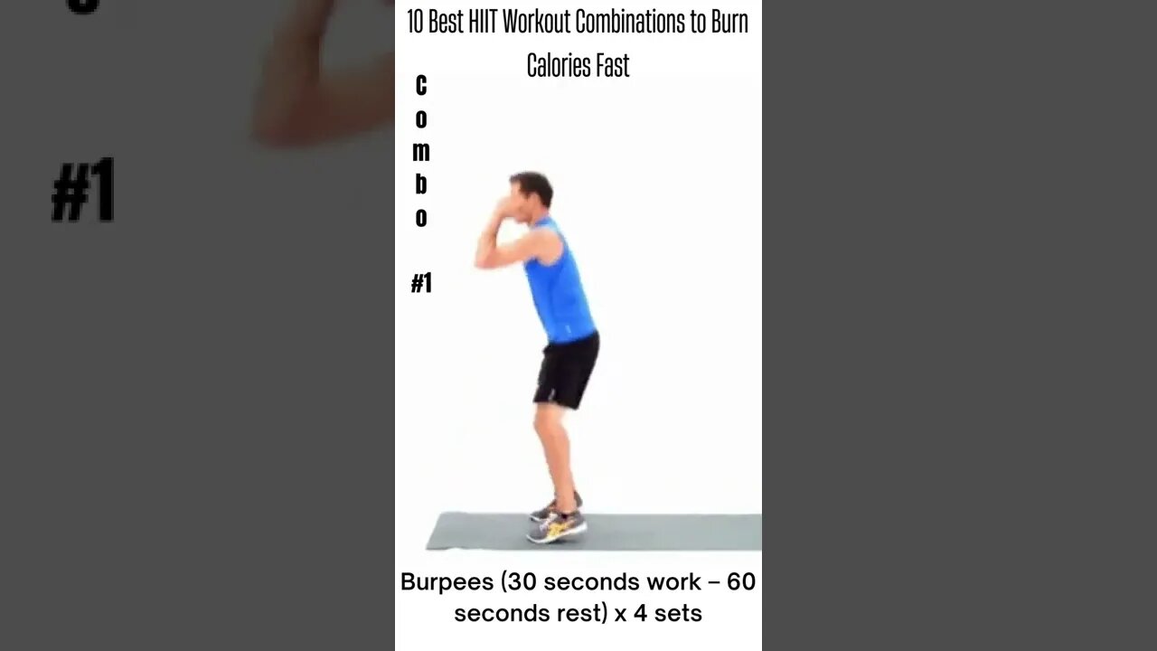 10 Best HIIT Workout Combinations to Burn Calories Fast #shorts