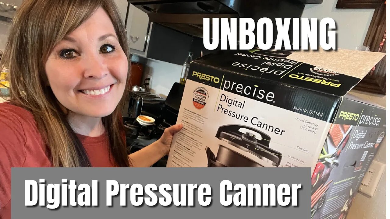 "HOW TO PRESSURE CAN WITH THE PRESTO PRECISE DIGITAL CANNER" 2023 | UNBOXING | 14 PINTS OF HAMBURGER