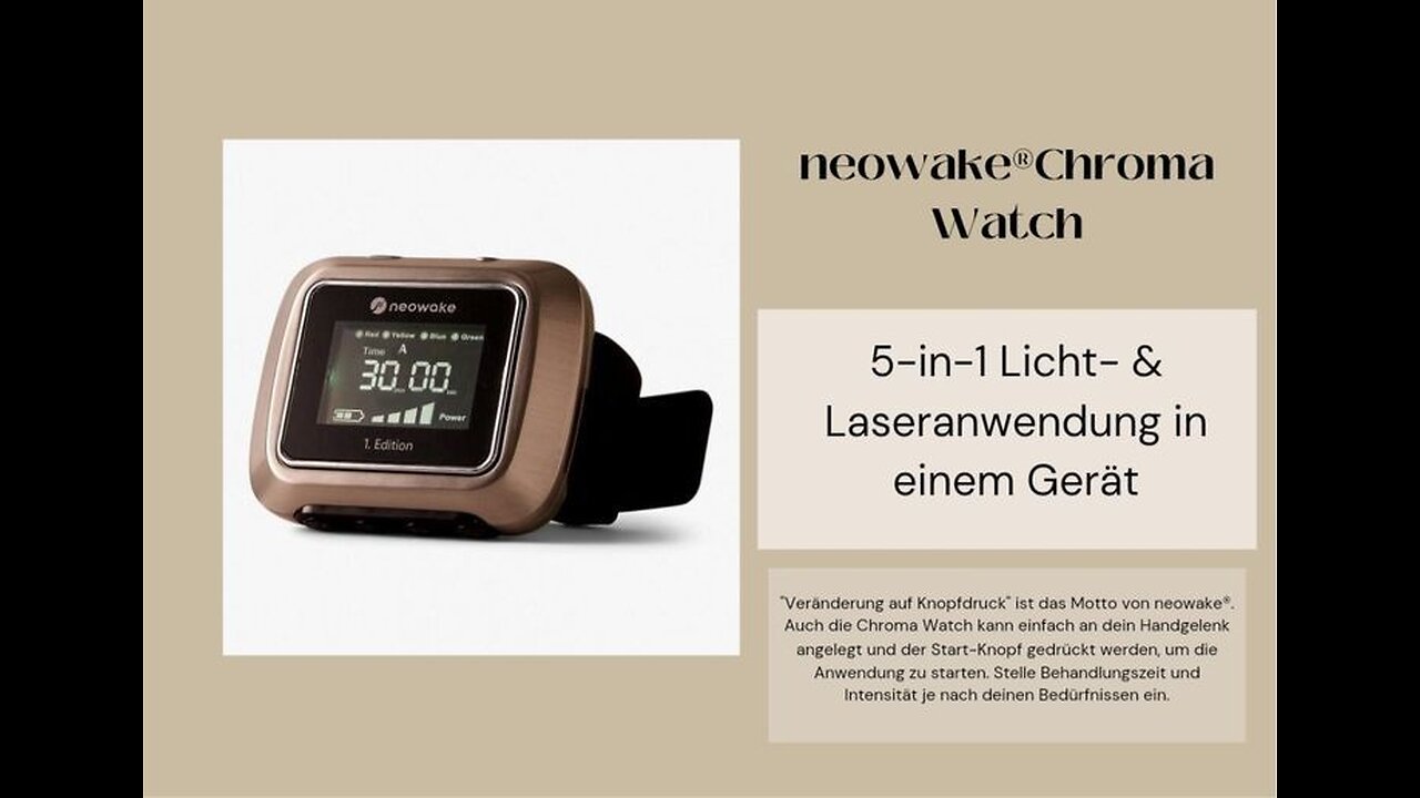 Brandneu: neowake®Chroma Watch Unboxing