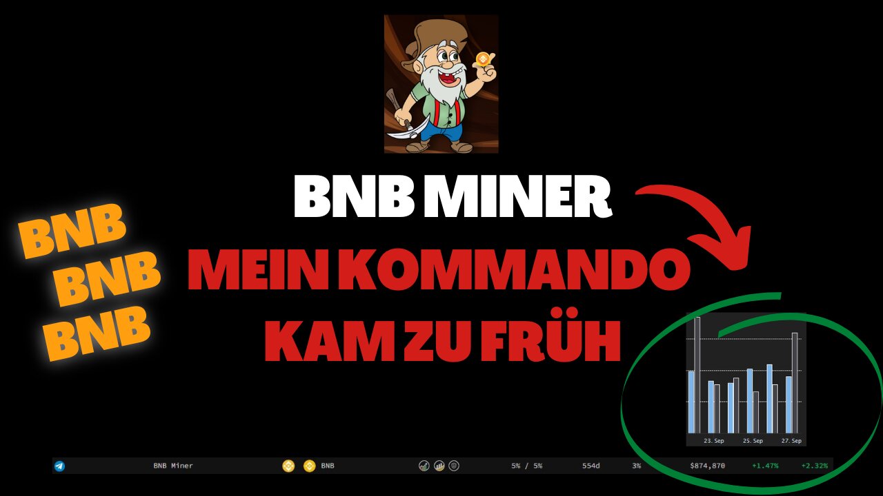 MEIN KOMMANDO KAM ZU FRÜH - BNB MINER | 2022 (Deutsch)
