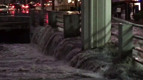 Flooding On The Vegas Strip ~ 1/20/17