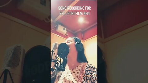 Song recording for Bhojpuri film NH4 #kalpanapatowary