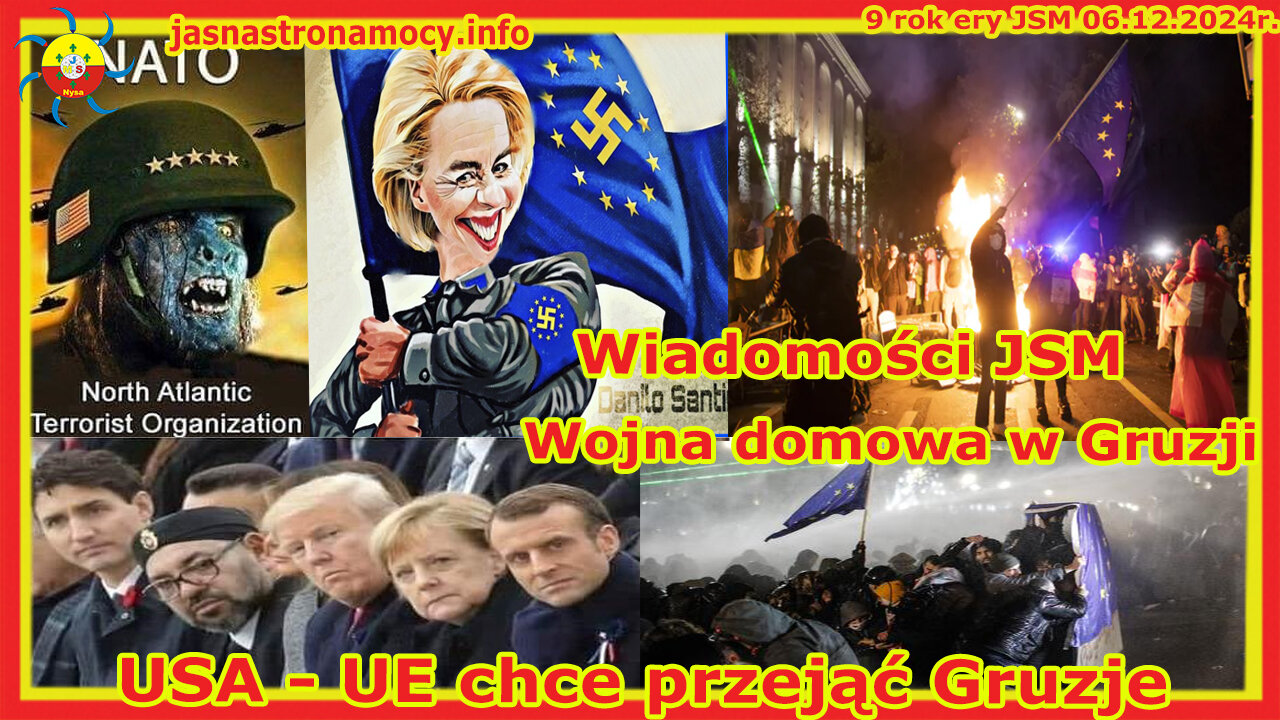 Wiadomości JSM Wojna domowa w Gruzji USA-UE chce przejąć Gruzję