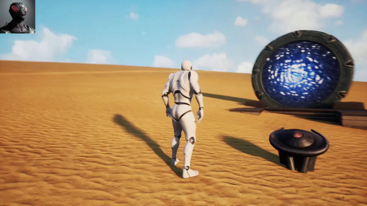 2020 Desert with active stargate