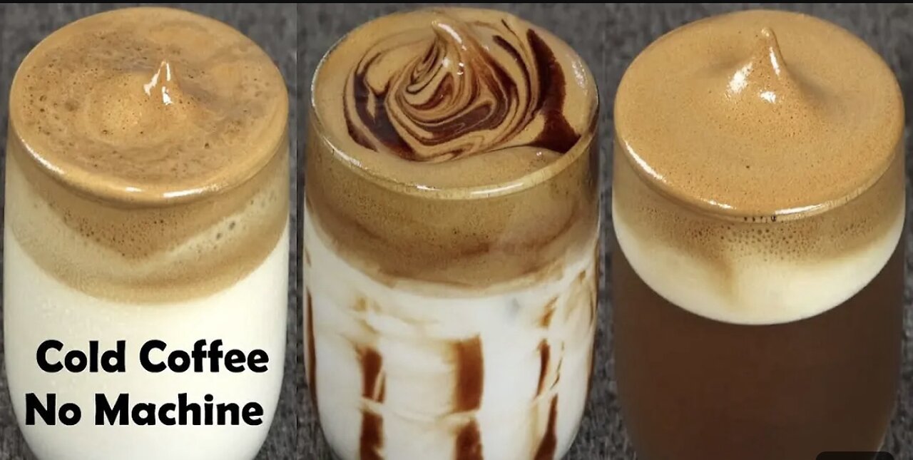 3 Ways of Cold Coffee Recipe | Better than Coffee Shop Style Cold Coffee | Easy Summer Drinks