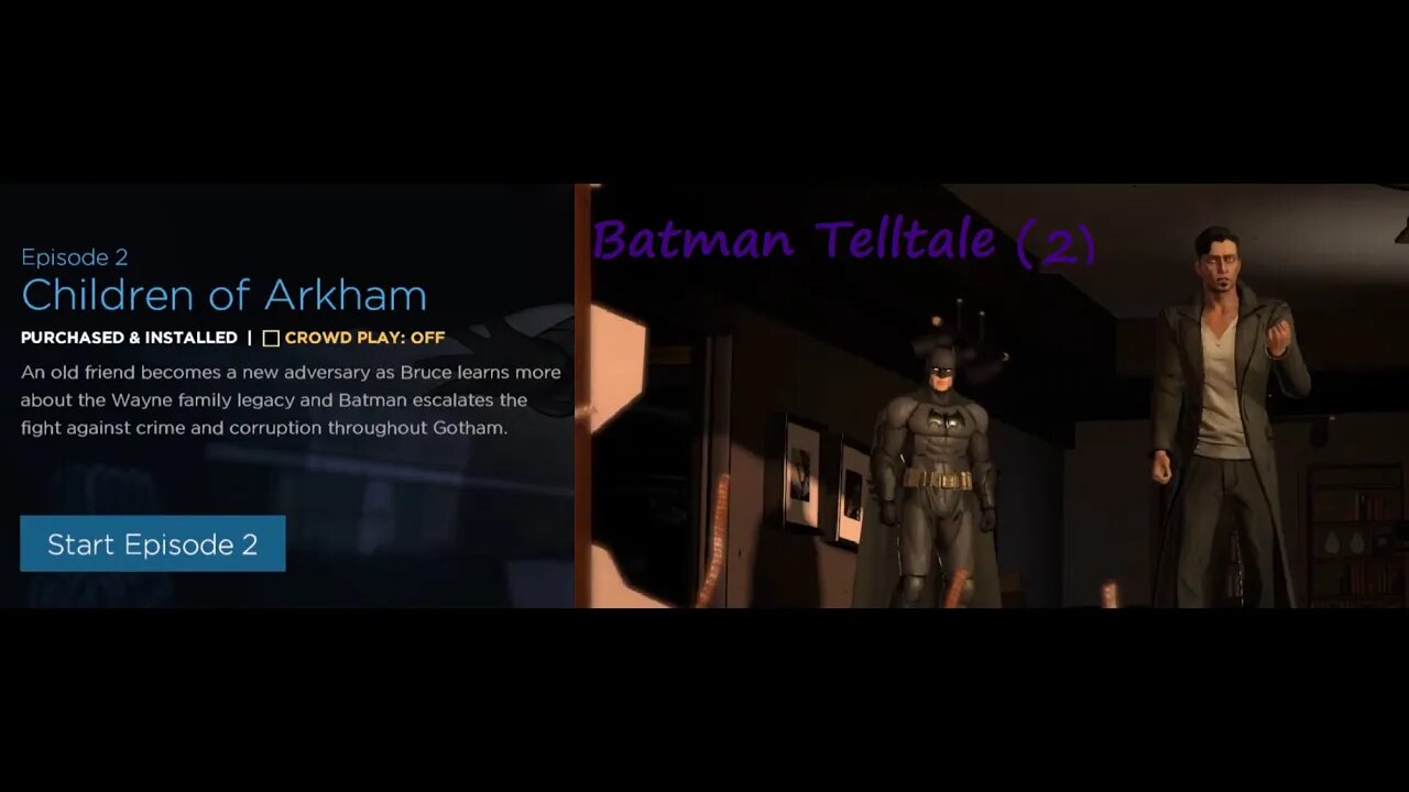 Batman Telltale Walkthrough / Children Of Arkham (2) (PS5)