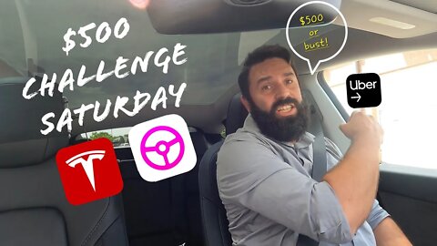 Saturday $500 Challenge Uber And Lyft Only Airport Runs With A Tesla Model Y Rental