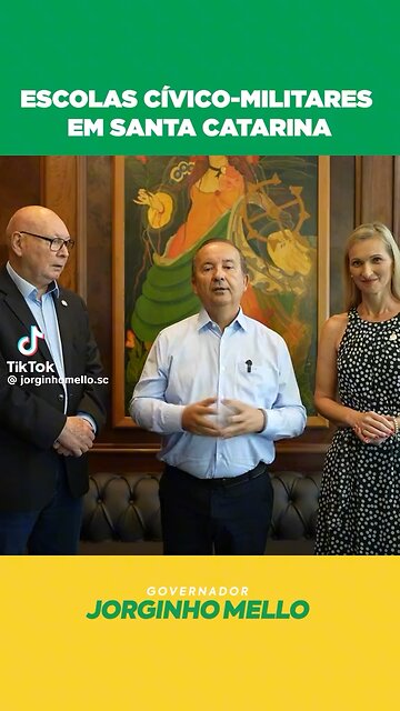 Escola cívico militar em sta Catarina
