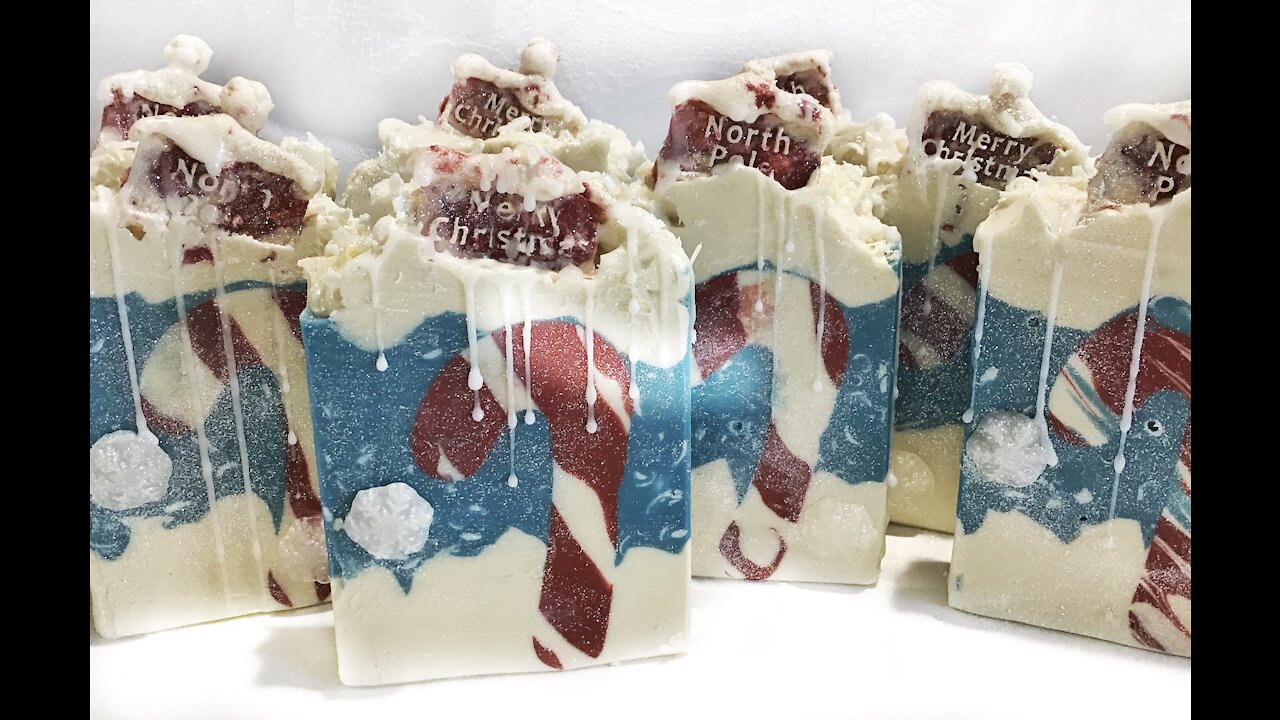 Candy Christmas Soap