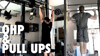 OVERHEAD PRESS & PULL-UPS (LIGHTENED UP!)