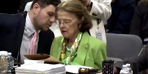 90-Year-Old Sen. Feinstein Told How To Vote During Defense Appropriations Bill Vote