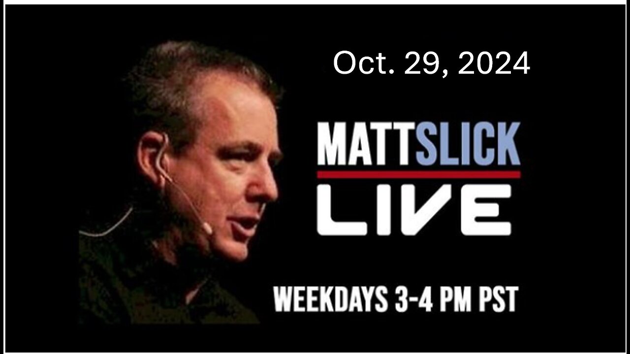 Matt Slick Live, 10/29/2024