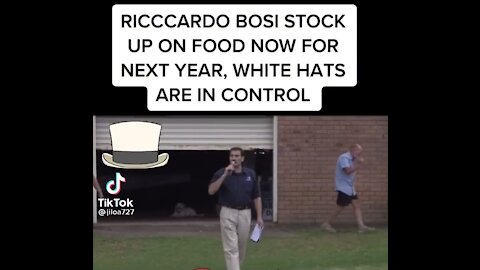 Stock up on food and water