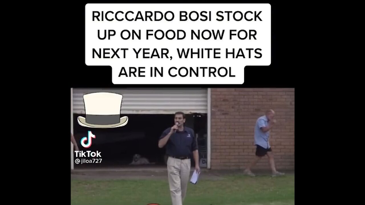 Stock up on food and water