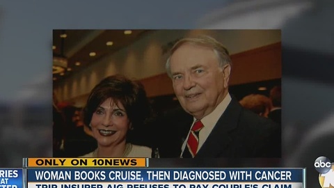 Woman books cruise, then diagnosed with cancer