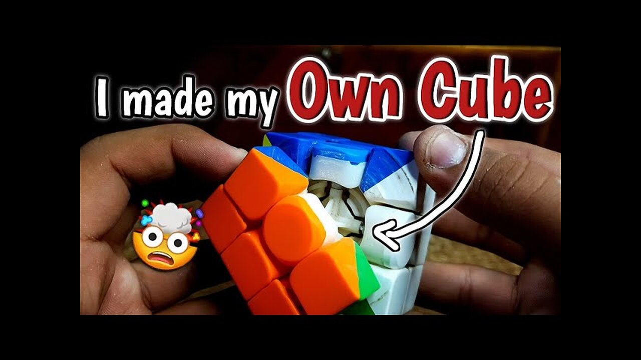 I Made my Own Rubik's Cube 🤯 !