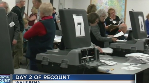 Court denies request to immediately halt Wisconsin recount