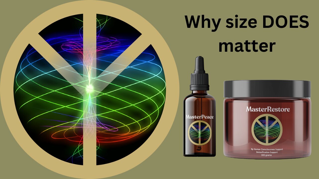 MASTERPEACE FORMULA - SIZE DOES MATTER! DR. ROBERT YOUNG SPEAKS ABOUT THE ZEOLITE