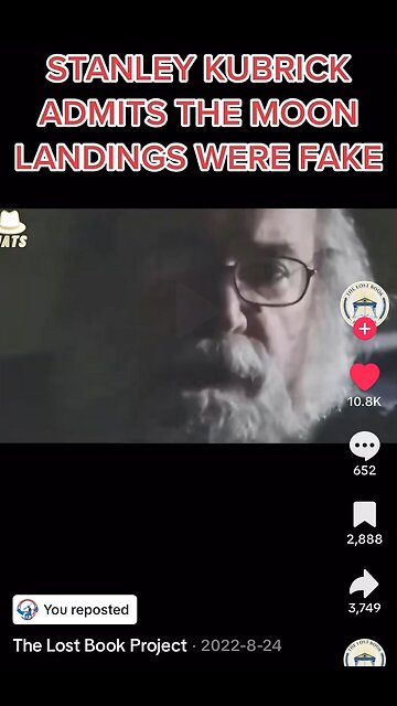 Stanley Kubrick - Shortly before his Mysterious Death CONFESSES to Filming the Fake Moon Landing!