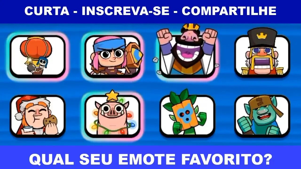 QUAL SEU EMOTE FAVORITO? PARTE 1