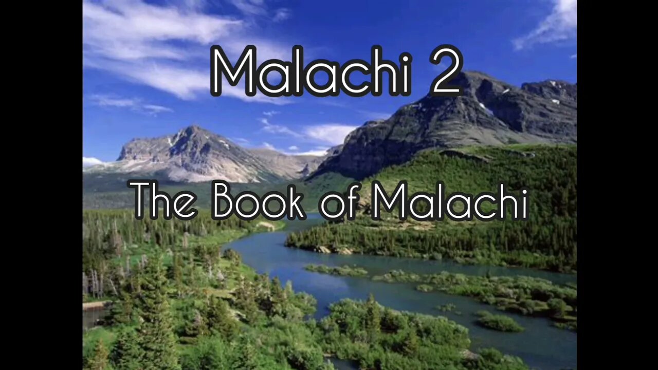 The Book of Malachi