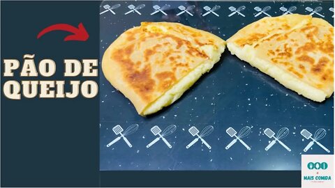 PÃO DE QUEIJO DE FRIGIDEIRA , RECEITA SUPER FÁCIL E SABOROSA. #paodequeijo